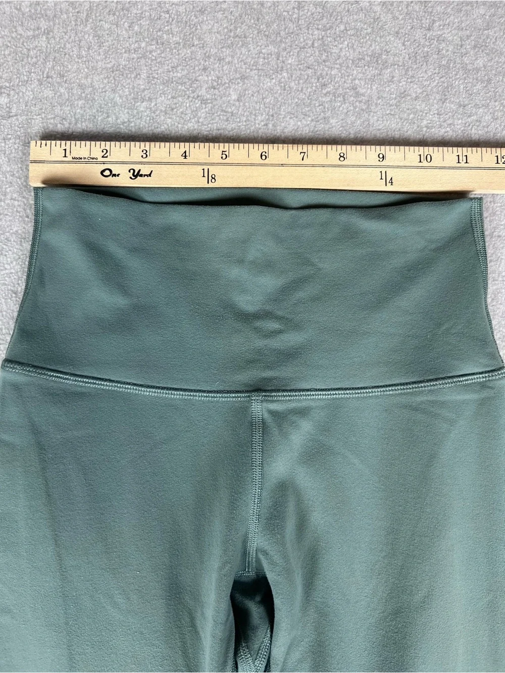 Lululemon Wunder Under High Rise Tight 28” Inseam Size 4 Junioer Color Green